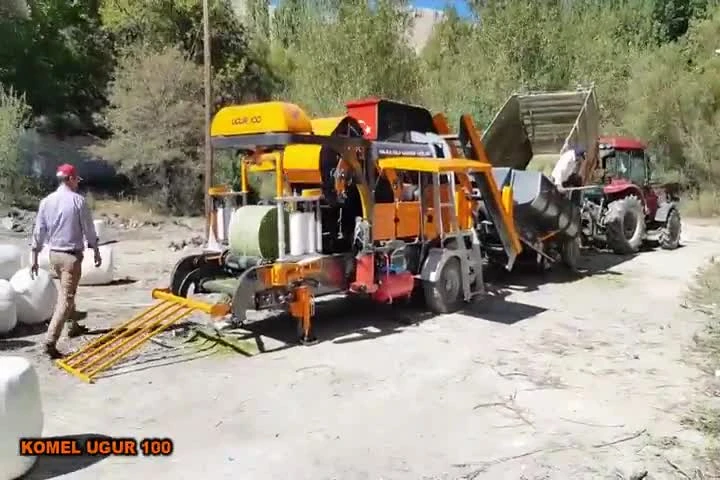 سیلاژ 100 کیلویی علوفه کومل-شرکت جاوید کشت لیزری