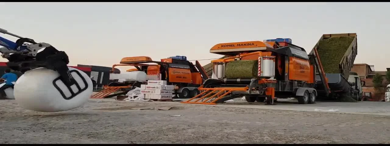 دستگاه بسته بندی علوفه 500 و 1000 کیلویی - شرکت جاوید کشت لیزری