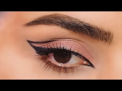 آموزش آرایش / آرایش چشم دخترانه جذاب و ساده خط چشم گرافیکی
