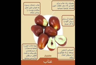 عناب را یک خوراکی دارویی بدانید
