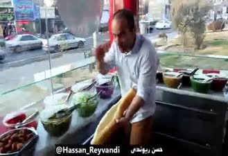 حسن ریوندی جنگ فلافل سلفی با مک دونالد