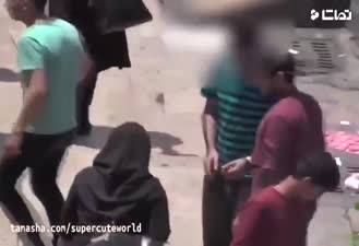 دوربین مخفی ایرانی سیگار کشیدن پسر بچه