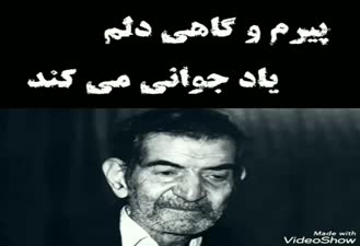 پیرم و گاهی دلم یاد جوانی می کند