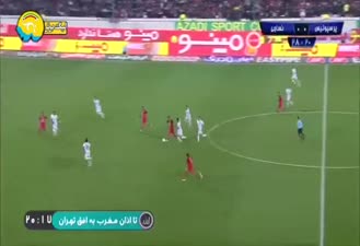 خلاصه بازی  پرسپولیس و نساجی مازندران