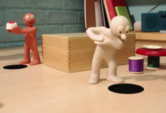انیمیشن مرد خمیری Morph - سوراخ قابل حمل