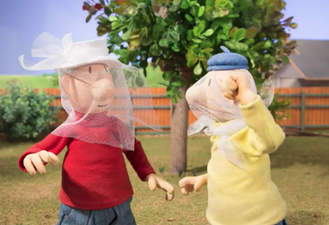 کارتون پت و مت زنبورها Bees