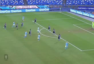 خلاصه بازی ناپولی 1 لاتزیو 0 سری آ ایتالیا