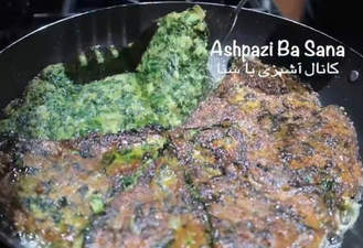 آشپزی کوکو اسفناج