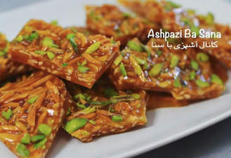 طرز تهیه سوهان عسلی ترد