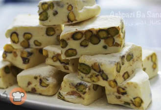 طرز تهیه گز آردی