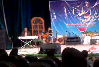 کنسرت شب یلدای مجید اصلاح پذیر در کازرون بیاد مرتضی پاشایی