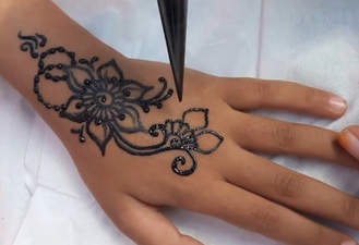 آموزش ساده طراحی حنا
