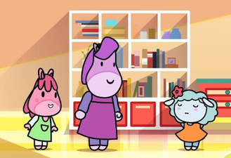 کارتون ببعی دلم برای بابا تنگ شده