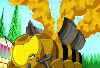 کارتون بن تن / زنبور و دست بند Ben 10  Cartoon 