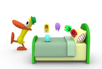 کارتون پوکویو / پریدن روی تخت / POCOYO / Jumping On The Bed