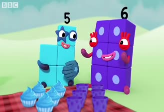 کارتون بلوک های شماره دار /  قاطی شدن با شماره ی شش / Mix It Up with Number Six / Numberblocks