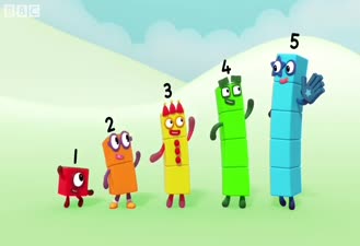 کارتون بلوک های شماره دار / خورشید درومد / The Sun Is Out / Numberblocks