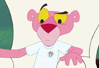 کارتون پلنگ صورتی / پلنگ صورتی در یک شب طوفانی یک چهره ی ترسناک میبیند / Pink Panther / Pink Panther Faces Evil On A Stormy Night