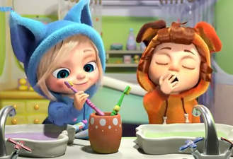 کارتون دیو و آوا /  Dave and Ava / دستاتون رو بشورید ، دندان هاتونو مسواک بزنید / Wash Your Hands, Brush Your Teeth
