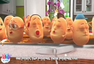 کارتون سلام بچه ها / آهنگ یک سیبزمینی دو سیبزمینی / HeyKids / One Potato, Two Potato song 