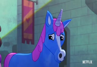 کارتون های نتفلیکس / تک شاخ / آتیش بازی رنگین کمونی / Indigo the Unicorn’s Rainbow Magic Fireworks / Netflix Jr