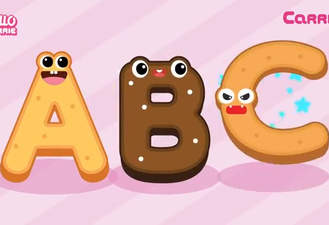کارتون سلام کاریا / کلوچه های خوشمزه ABC بپزید / Sing ABC / Bake delicious ABC cookies / Hello Carrie