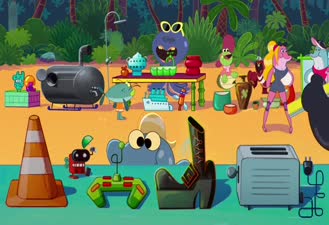 کارتون زیگ و شارکو / مرغ بزرگ / Zig & Sharko / BIG CHICKEN & LITTLE ZIG