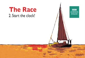 آموزش زبان / یاد بگیرید که از حال ساده استفاده کنید / The Race: Start the clock. Learn to use the present simple and present continuous