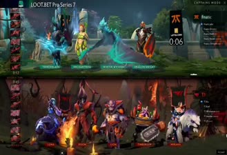 بازی دوتادو / Dota 2 / ا FNATIC  در مقابل T1 / مرحله گروه دریایی / FNATIC vs T1 - SEA GROUP STAGE
