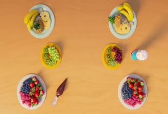 کارتون بوبا / پیتزا میوه ای / Booba / Fruit Pizza
