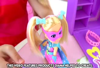 برنامه کودک دیانا / دیانا ابرقهرمان می شود و به خانواده کمک می کند / Diana turns into a superheroes and helps the family