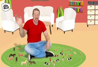 برنامه کودک استیو و مگی / حیوانات مزرعه / Huge Farm Animal / Steve and Maggie