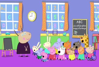 کارتون پیپا پیگ / آقای معلم در مدرسه /  Peppa Pig's School