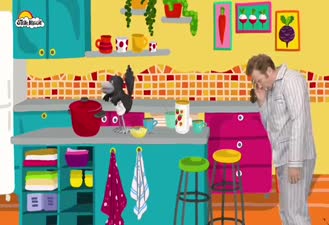 برنامه کودک استیو و مگی / مدل موی خنده دار / Steve and Maggie 