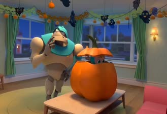 کارتون ربات آرپو / فرار از زامبی ها / Arpo the Robot