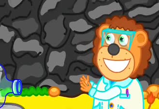 کارتون خانواده شیر / ترامپولین بادی  