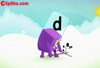 کارتون الفبا / آلفا بلوک / الفبا از A - Z