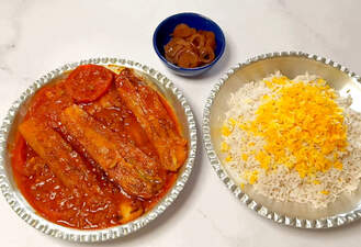 آموزش آشپزی خورشت بادمجان بدون گوشت