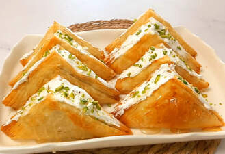 طرز تهیه شیرینی خامه ای آسان و ساده