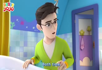 کارتون جو جو / آهنگ حمام | من عاشق حمام کردن هستم