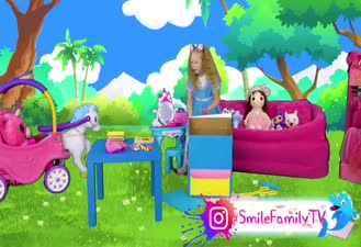 برنامه کودک خانواده خندان / کوله پشتی مدرسه با آلینا و دنی