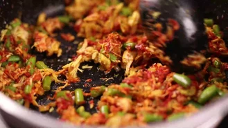طرز تهیه لوبیا پلو با مرغ
