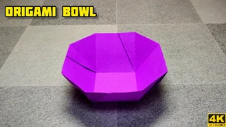 آموزش کاردستی کاغذی کاسه Bowl