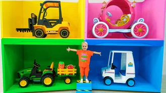 برنامه کودک ولاد و نیکیتا گاراژ رنگی