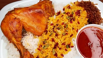 آموزش زرشک پلو با مرغ مجلسی