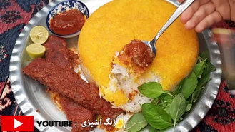 آشپزی  پختن کباب تابه ای با سس گوجه