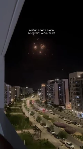 حمله موشکی ایران به اسرائیل