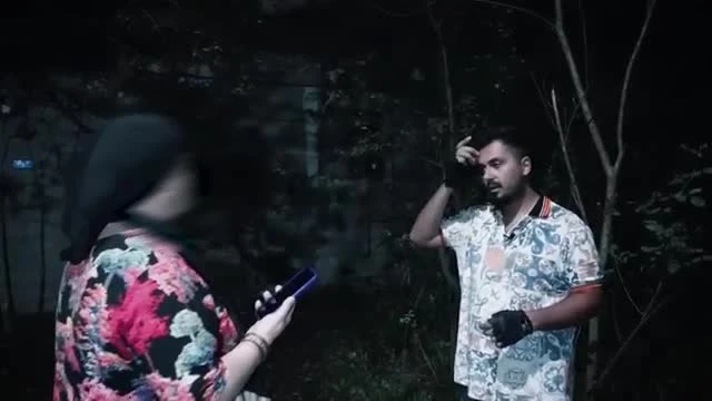جن ها اونو بیرون کرده بودن 😨