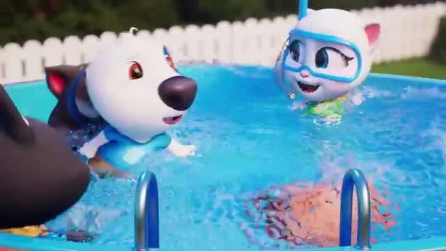 انیمیشن گربه سخنگو خونه سرگرمی