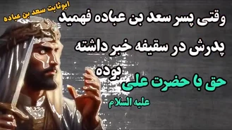بابا! تو میدانستی حق با حضرت علی(ع) است و در سقیفه سکوت کردی؟